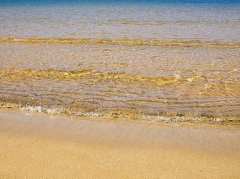 Beautiful Mediterranean beach on the island of Malta