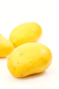 Mangoes isolated on white background