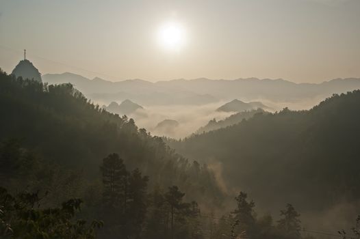 In the ZiYuan county, Guangxi, China has abundant tourism resources