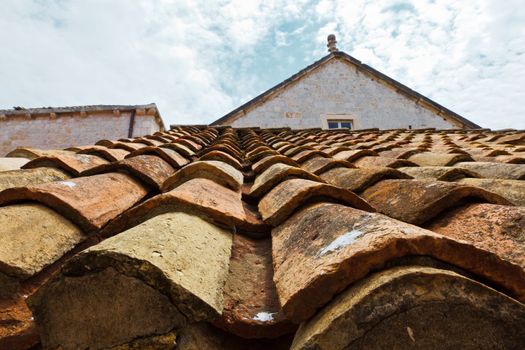 Tiled Roof in Dubrovnik, Croatia