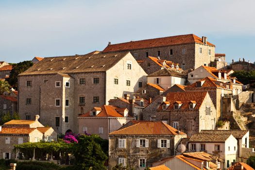 View of Dubrovnik Rooftops from the City Walls, Croatia