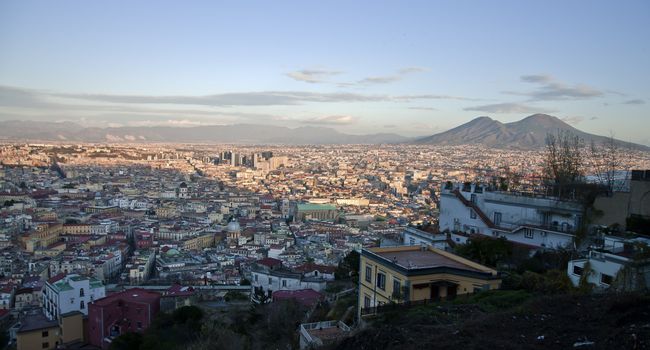 cityscape and urban scenes in Naples, Italy