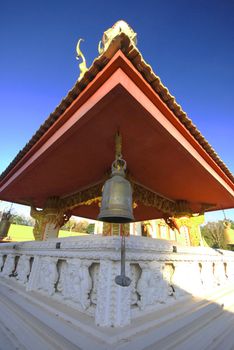 The bell in Thai temple in Thailand