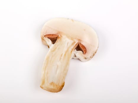 slice of champignon mashroom