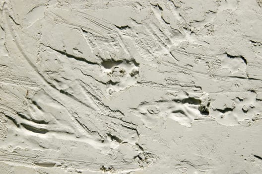 Closeup of rough plastered walls background. Architectural white backdrop.