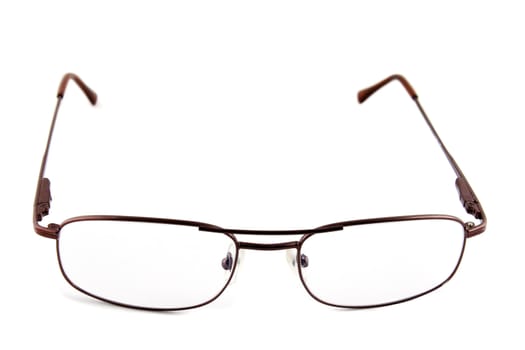A pair of glasses isolated on a white background.