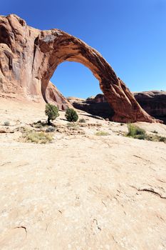 famous Corona Arch in Southern Utah 