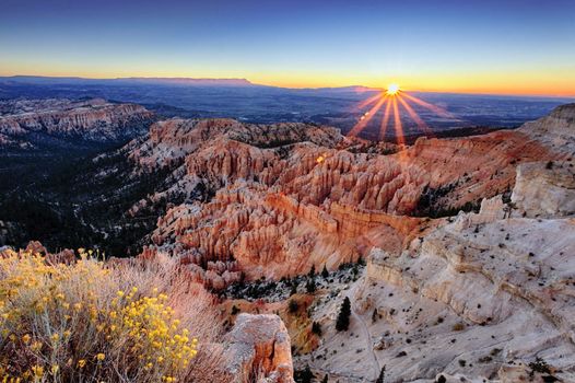 sunrise at Bryce Canyon National Park, Utah, USA 