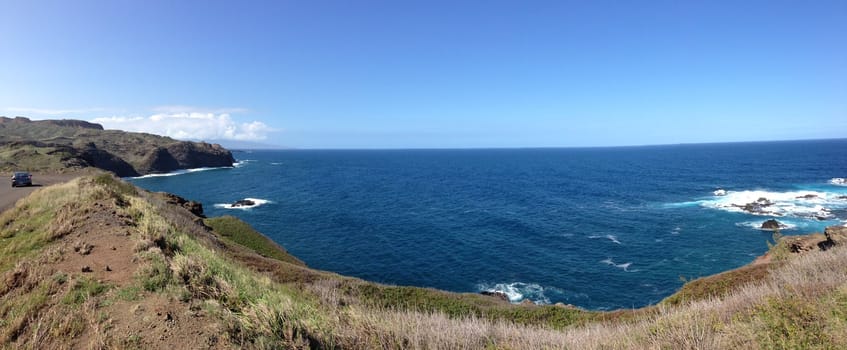View from Kahekili Highway in Maui, Hawaii