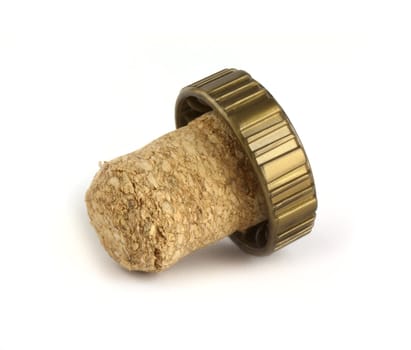 Cork isolated on white