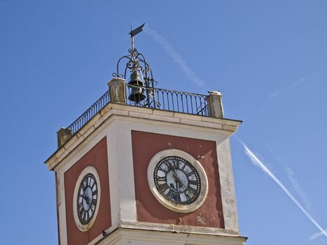 bell tower in city of Rovinj Istria