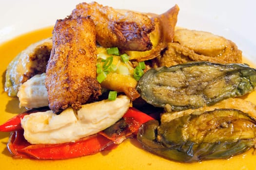 Ampang Yong Tau Foo Appetizer Dish from Kuala Lumpur Malaysia