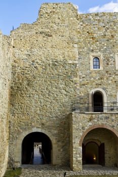 Ruins of an old castle in Eastern Europe