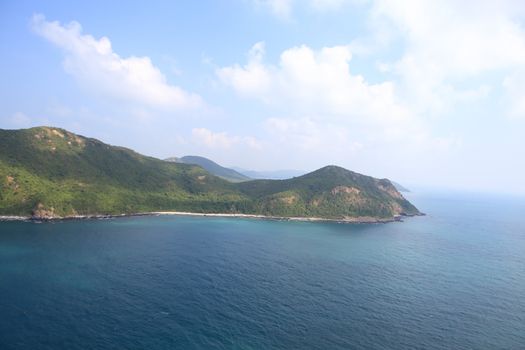 Beach In High Angle View, Amazing Seascape Of Thailand Famous Tourism Destination