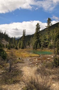 most beautiful landscapes in Banff National Park, Alberta, Canada