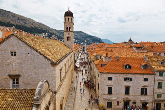 Panoramic View of Dubrovnik from the City Walls, Croatia