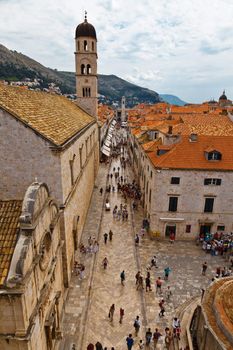 Panoramic View of Dubrovnik from the City Walls, Croatia