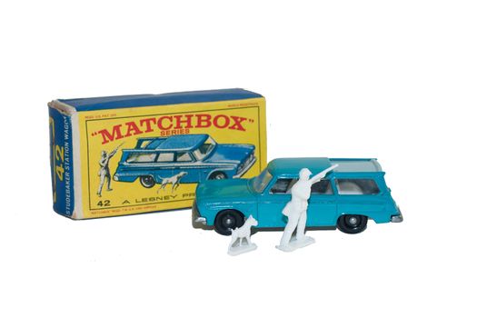 matchbox 1-75 die cast car, mint in box