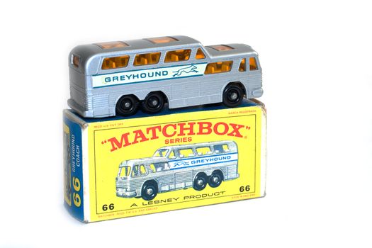 matchbox 1-75 die cast car, mint in box