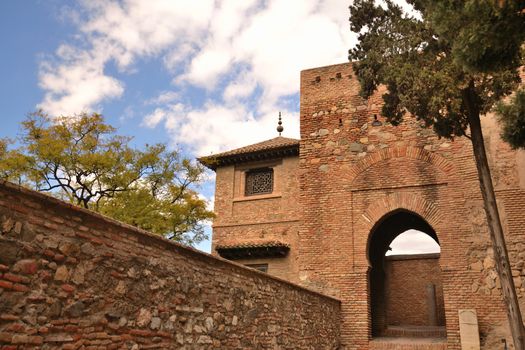 acazaba castle was built by Arabs in the mountains of Malaga