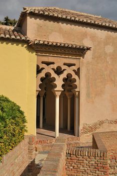 acazaba castle was built by Arabs in the mountains of Malaga