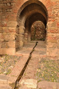 acazaba castle was built by Arabs in the mountains of Malaga