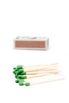 Matches isolated on a white background