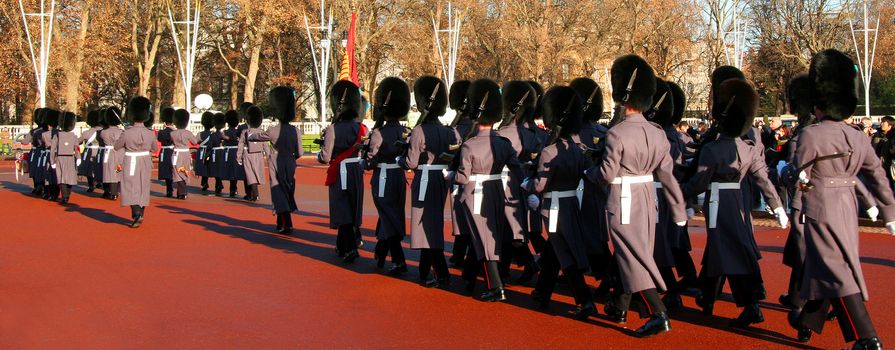 Changing the royal guard  London  U.K.