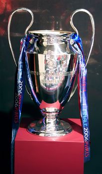 Champions League Cup won by FC Barcelona in Paris, May 17th 2006