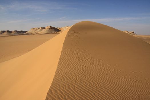 Sand dune in Sahara