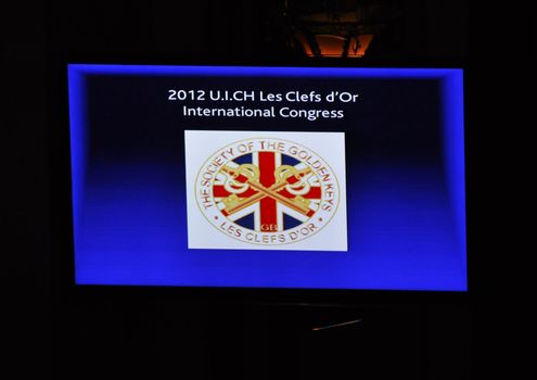 London - UK, January 30, 2012: 59th UICH les Clefs d'Or International Congress at the Sheraton Park Lane