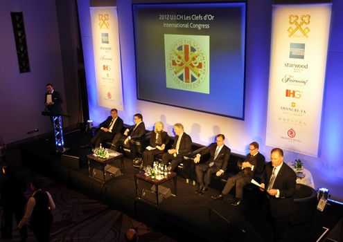 London - UK, January 30, 2012: 59th UICH les Clefs d'Or International Congress at the Sheraton Park Lane