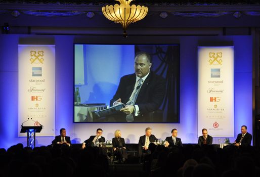 London - UK, January 30, 2012: 59th UICH les Clefs d'Or International Congress at the Sheraton Park Lane