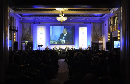 London - UK, January 30, 2012: 59th UICH les Clefs d'Or International Congress at the Sheraton Park Lane