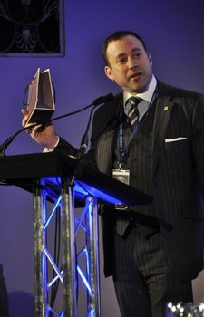 London - UK, January 30, 2012: 59th UICH les Clefs d'Or International Congress at the Sheraton Park Lane