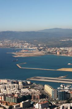Aerial View Of Gibraltar
