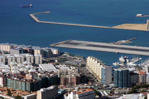 Aerial View Of Gibraltar