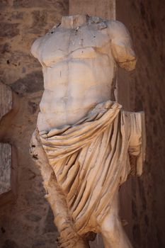 An old roman statue in Merida, Spain