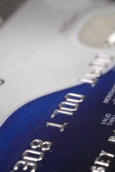 Credit card as a background on a financial theme