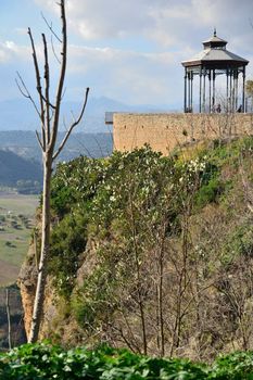 Ronda town situated on the mountains of Andalusia abyssies