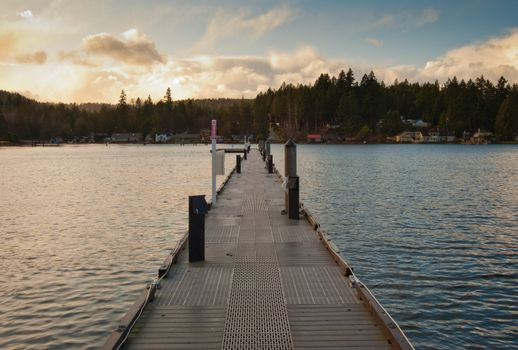 Pier on Hood Canal, WA
