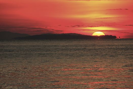 Sunrise at Koh Rong island, Cambodia, Southeast Asia