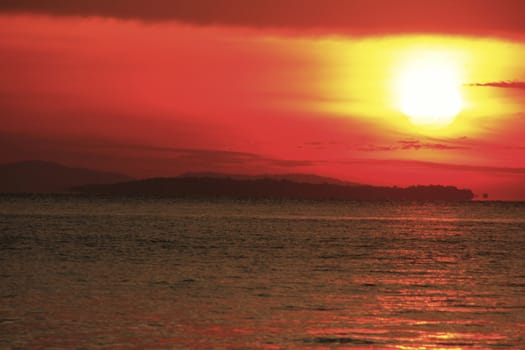 Sunrise at Koh Rong island, Cambodia, Southeast Asia