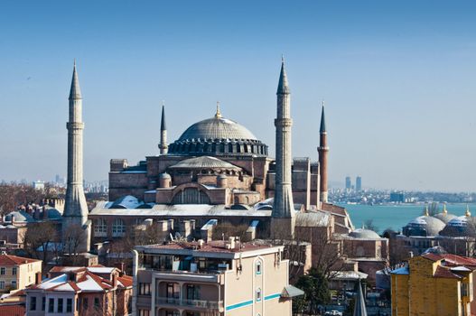 Hagia Sophia, one of the oldest churches of Byzantium and a mosque in Ottoman Empire period, a museum of the present day.