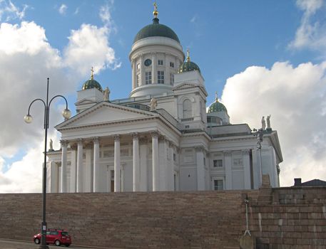 Evangelical Lutheran cathedral of the Diocese of Helsinki, located in the centre of Helsinki, Finland