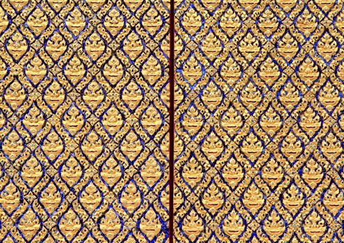 Thai art wall pattern for background