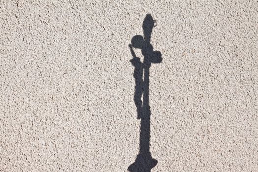 Jesus Christ and his shadow on the wall