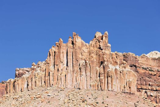 The Castle Rock formation, Capital Reef National Park, Utah 