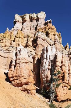 Hoodoo rock spires of Bryce Canyon, Utah, USA 
