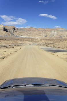 Desert landscape in Page, Arizona 